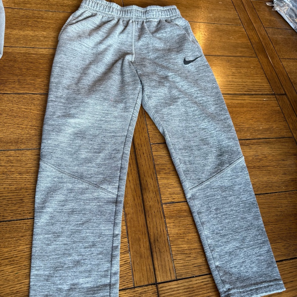 Nike Gray Joggers with Elastic Waistband